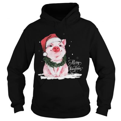 Pig Merry Christmas Hoodie