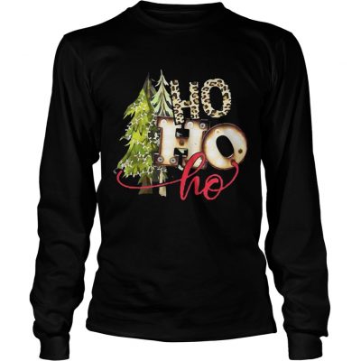 Pine Ho ho ho Christmas Longsleeve Tee