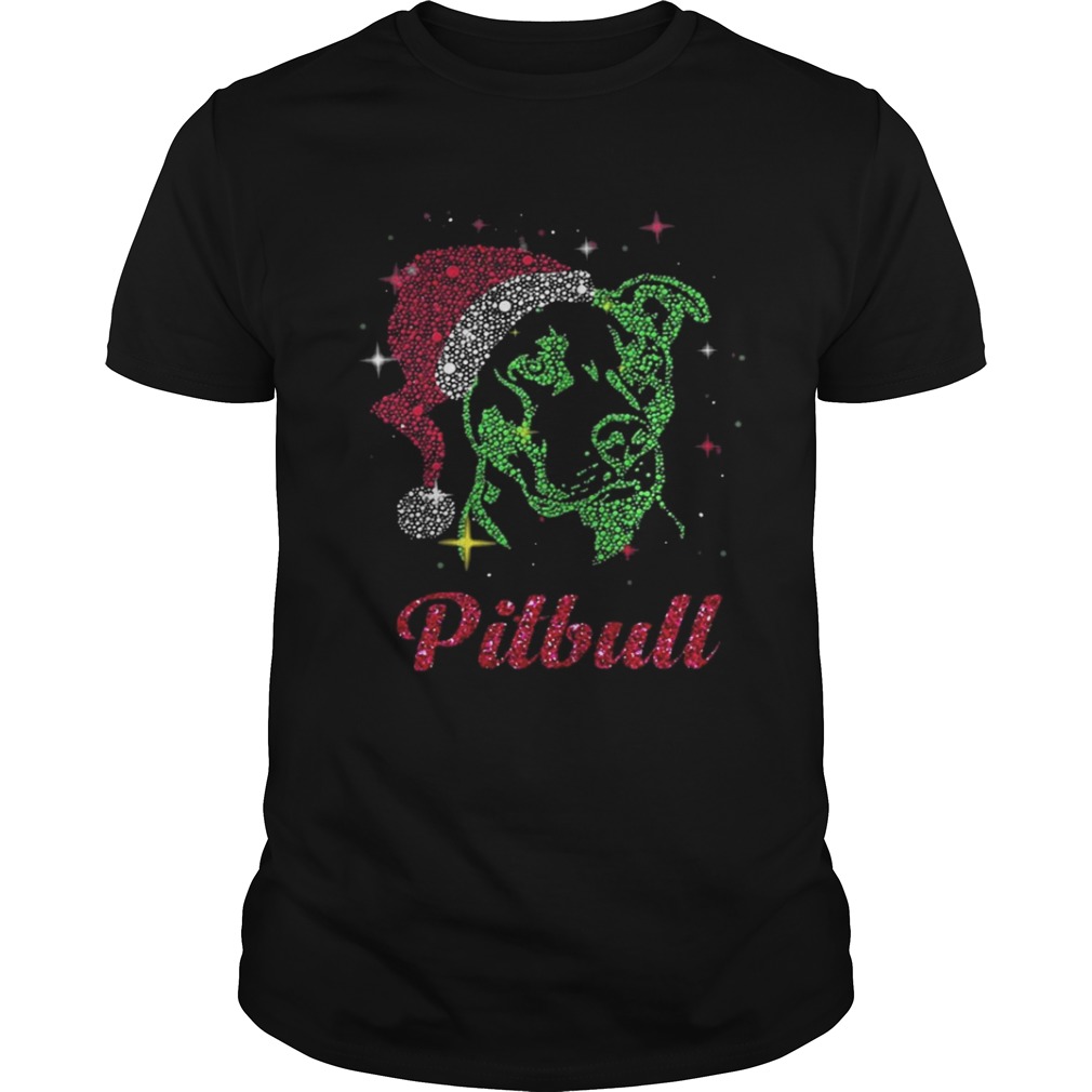 Pitbull Santa Diamond shirt