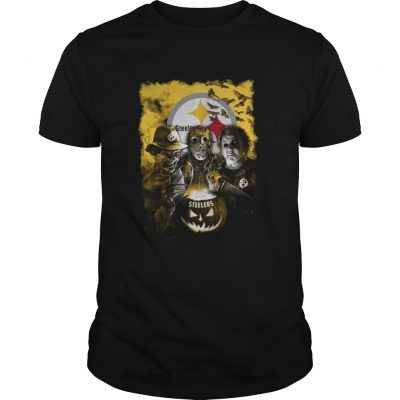 Pittsburgh Steelers Halloween Horror movie classic guys shirt