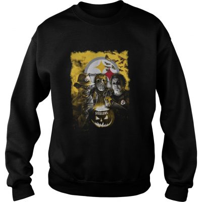 Pittsburgh Steelers Halloween Horror movie sweat shirt