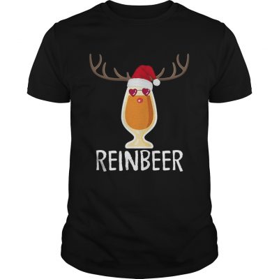 Reinbeer TShirt Funny Christmas Gift For Beer Lovers Guys