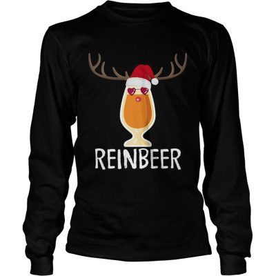 Reinbeer TShirt Funny Christmas Gift For Beer Lovers Longsleeve Tee