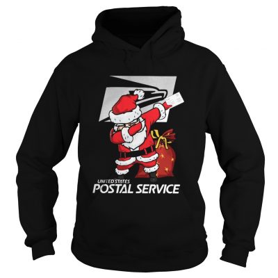 Santa Claus Dabbing Christmas United States Postal Service Hoodie