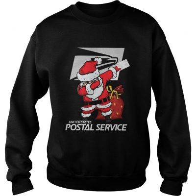 Santa Claus Dabbing Christmas United States Postal Service Sweatshirt