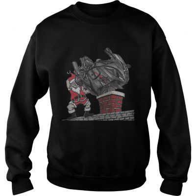 Santa Put The Sportbike On The Chimney Sweatshirt