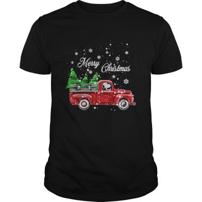 Snoopy driving christmas tree truck Merry Christmas Guys