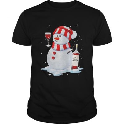 Snowman I love wine Guys