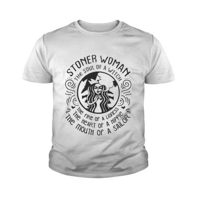 Stoner woman the soul of a witch the fire of a lioness youth tee