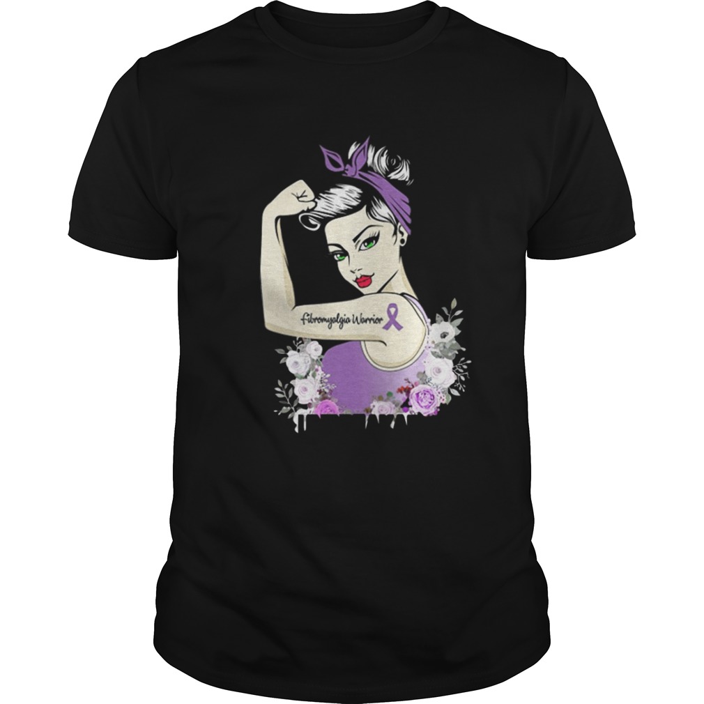 Strong girl fibromyalgia warrior unbreakable shirt