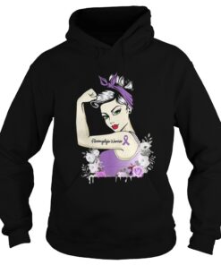 Strong girl fibromyalgia warrior unbreakable hoodie