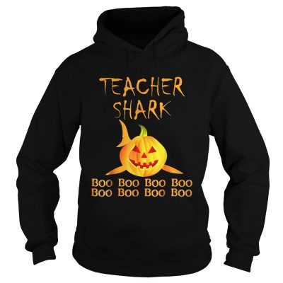 Teacher shark Doo doo boo boo Halloween Hoodie