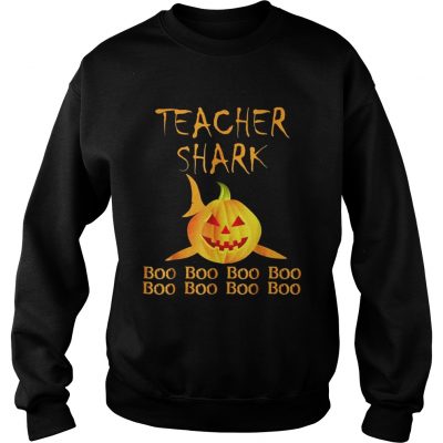 Teacher shark Doo doo boo boo Halloween Sweatshirt