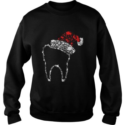 Teeth Rhinestone Christmas Sweatshirt