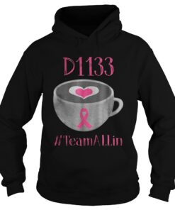 The D1133 Breast Cancer Earth team Allin hoodie