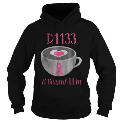 The D1133 Breast Cancer Earth team Allin hoodie