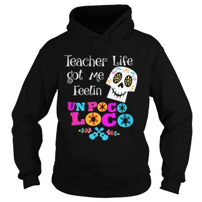 The Day of The Dead Sugar Skull for Teacher Halloween Hoodie