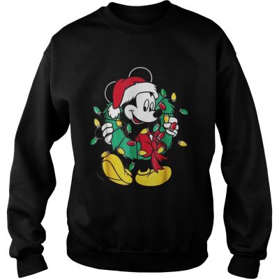 The Disney Mickey Mouse Christmas Lights Sweatshirt