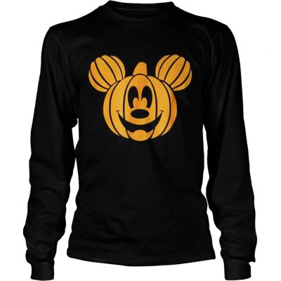 The Disney Mickey Mouse Halloween Pumpkin head Longsleeve Tee