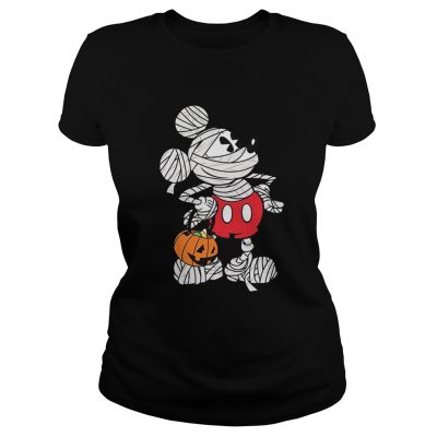 The Disney Mickey Mouse Mummy Halloween Tee Ladies Tee