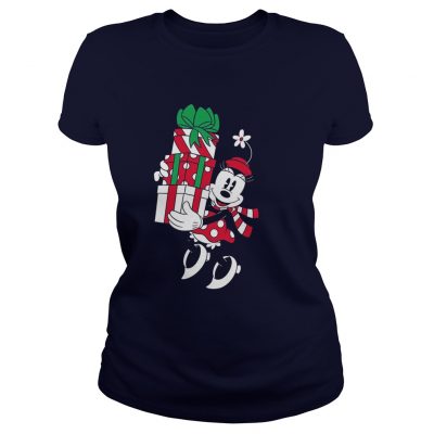 The Disney Minnie Mouse Christmas Gifts Ladies Tee