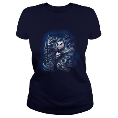 The Disney Nightmare Before Christmas Jack Fog Ladies Tee