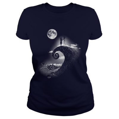 The Disney Nightmare Before Christmas Jack and Sally Ladies Tee