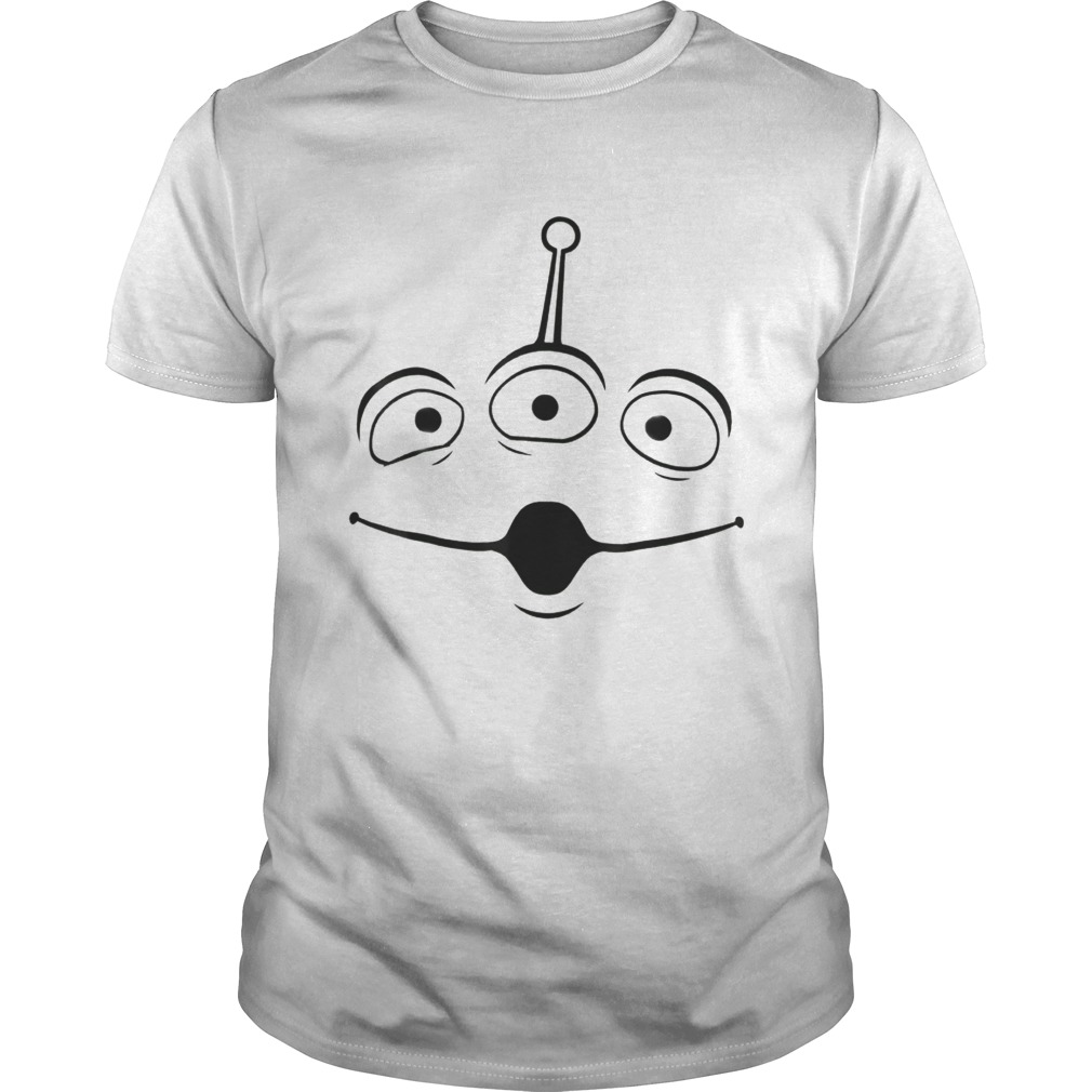 The Disney Pixar Toy Story Alien Face Halloween Graphic TShirt