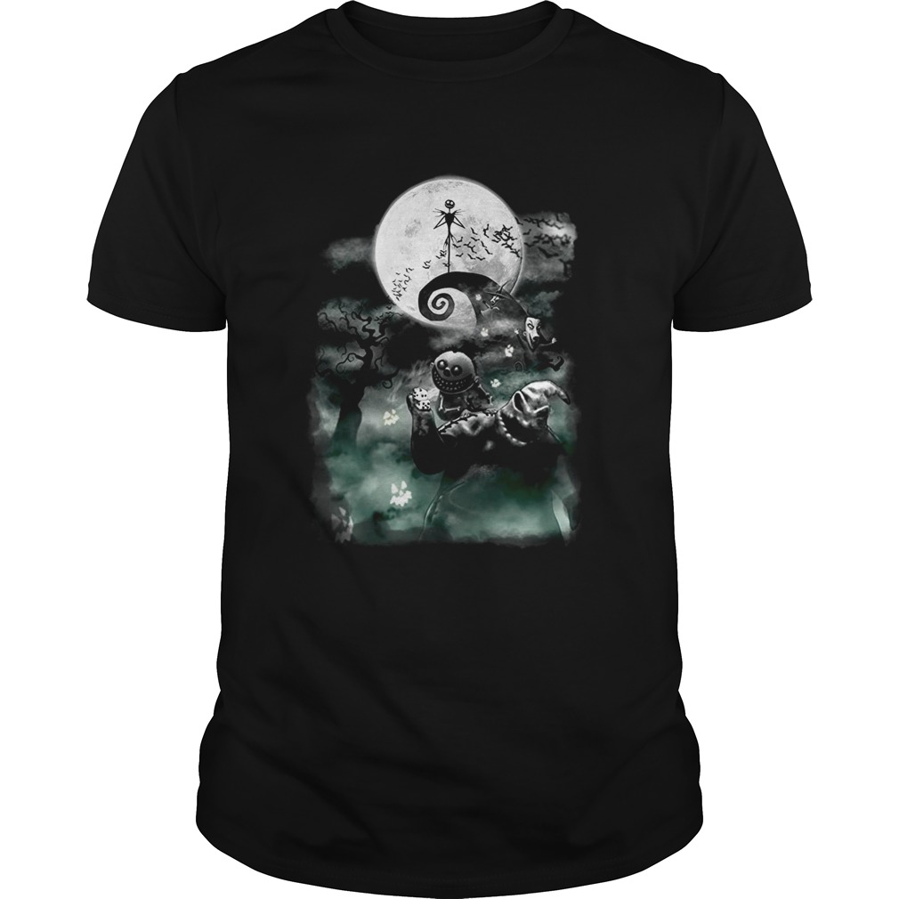 The Disney The Nightmare Before Christmas Haunted Scene TShirt