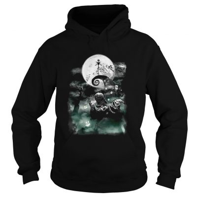 The Disney The Nightmare Before Christmas Haunted Scene hoodie