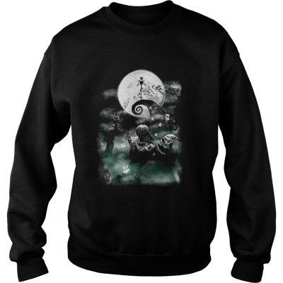 The Disney The Nightmare Before Christmas Haunted Scene sweatshirt