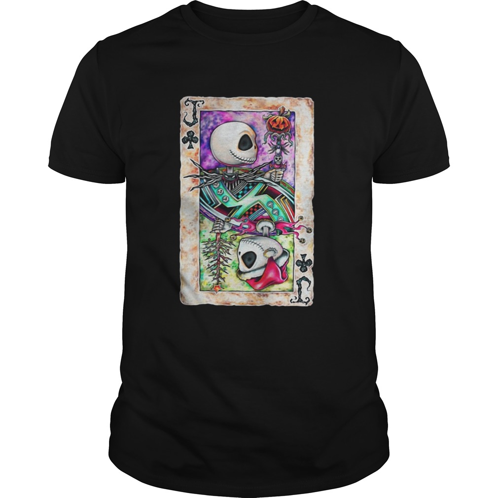 Jack Skellington Playing Card Shirt