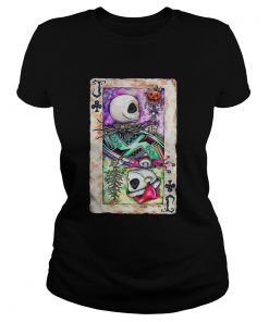 The Jack Skellington Playing Card Ladies Tee