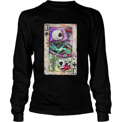 The Jack Skellington Playing Card Longsleeve Tee