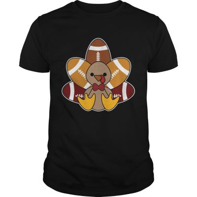 Turkey and Football TShirt for Thanksgiving classic guys