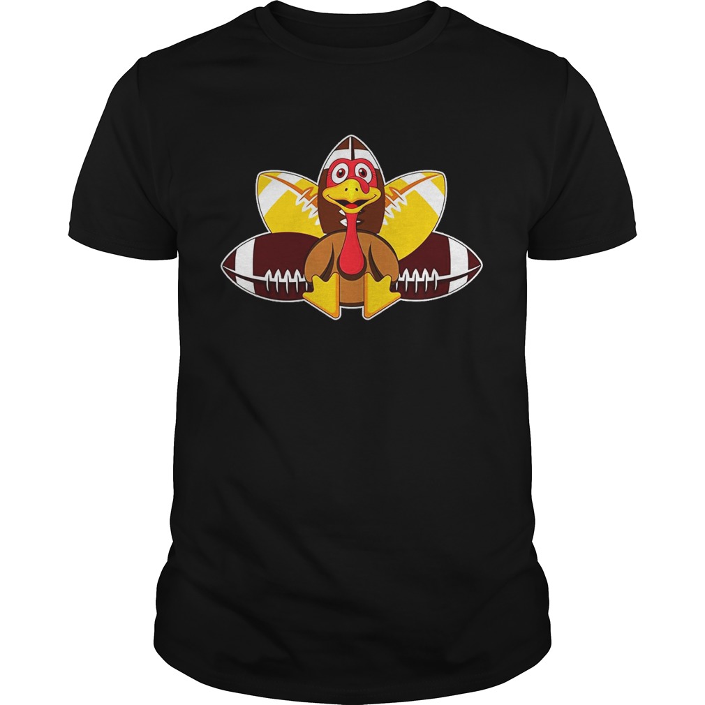 TurkeyFootball Funny Thanksgiving Gobble TShirt