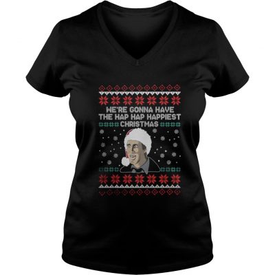 We’re gonna have the hap hap happiest Christmas Ladies VNeck