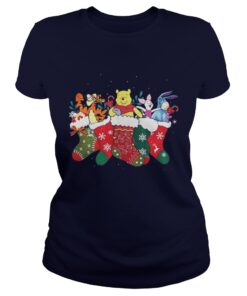 Winnie the Pooh Christmas ugly Ladies Tee