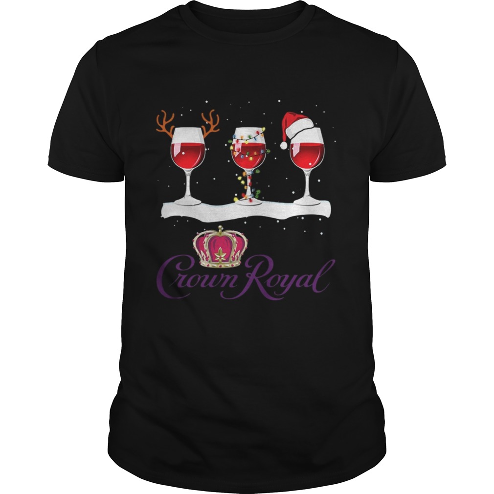 Xmas Crown Royal Wine christmas shirt