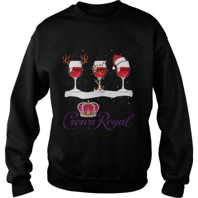 Xmas Crown Royal Wine christmas Sweatshirt