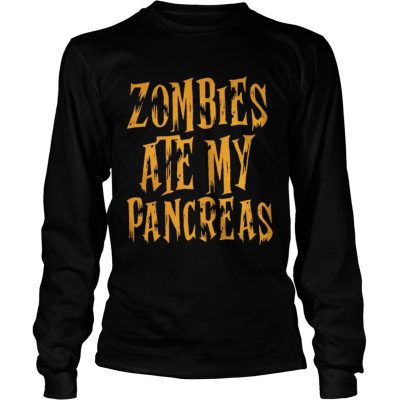 Zombies Ate My Pancreas Longsleeve Tee