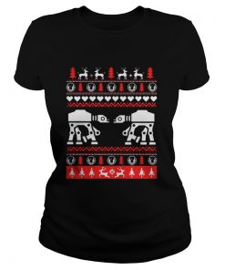 AT AT Walker Christmas Jumper Shirt Ladies Tee