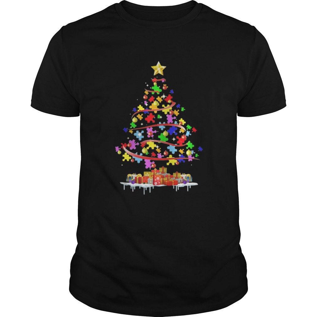 Autism Awareness Christmas Tree Shirt