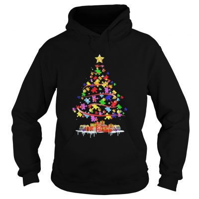 Autism Awareness Christmas Tree Shirt Hoodie