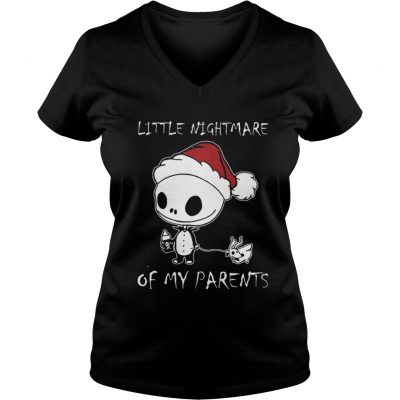 Baby Jack Skellington little nightmare of my parents Christmas VNeck