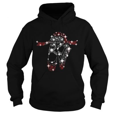 Ballet shoes glitter diamond christmas Hoodie