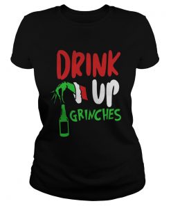 Bartender drink up Grinches Christmas Ladies Tee