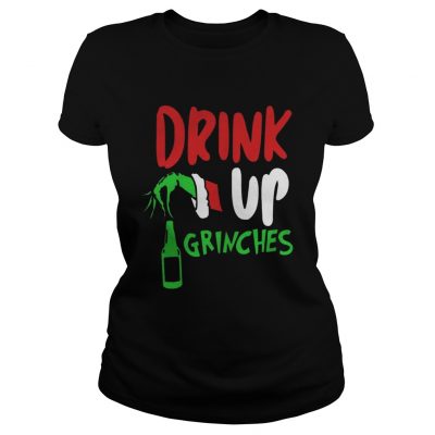 Bartender drink up Grinches Christmas Ladies Tee