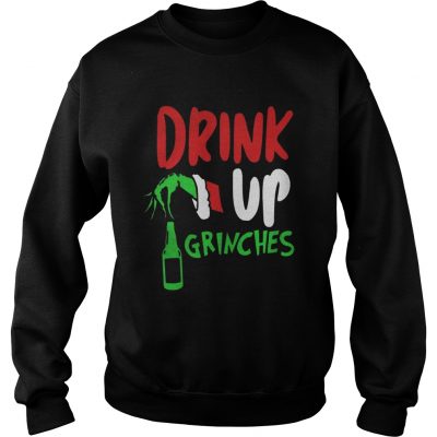 Bartender drink up Grinches Christmas sweatshirt