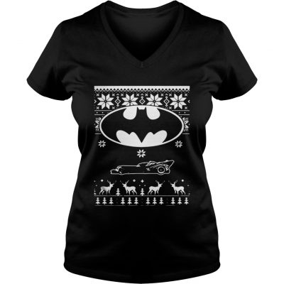 Batman Christmas Jumper Fou Tees VNeck